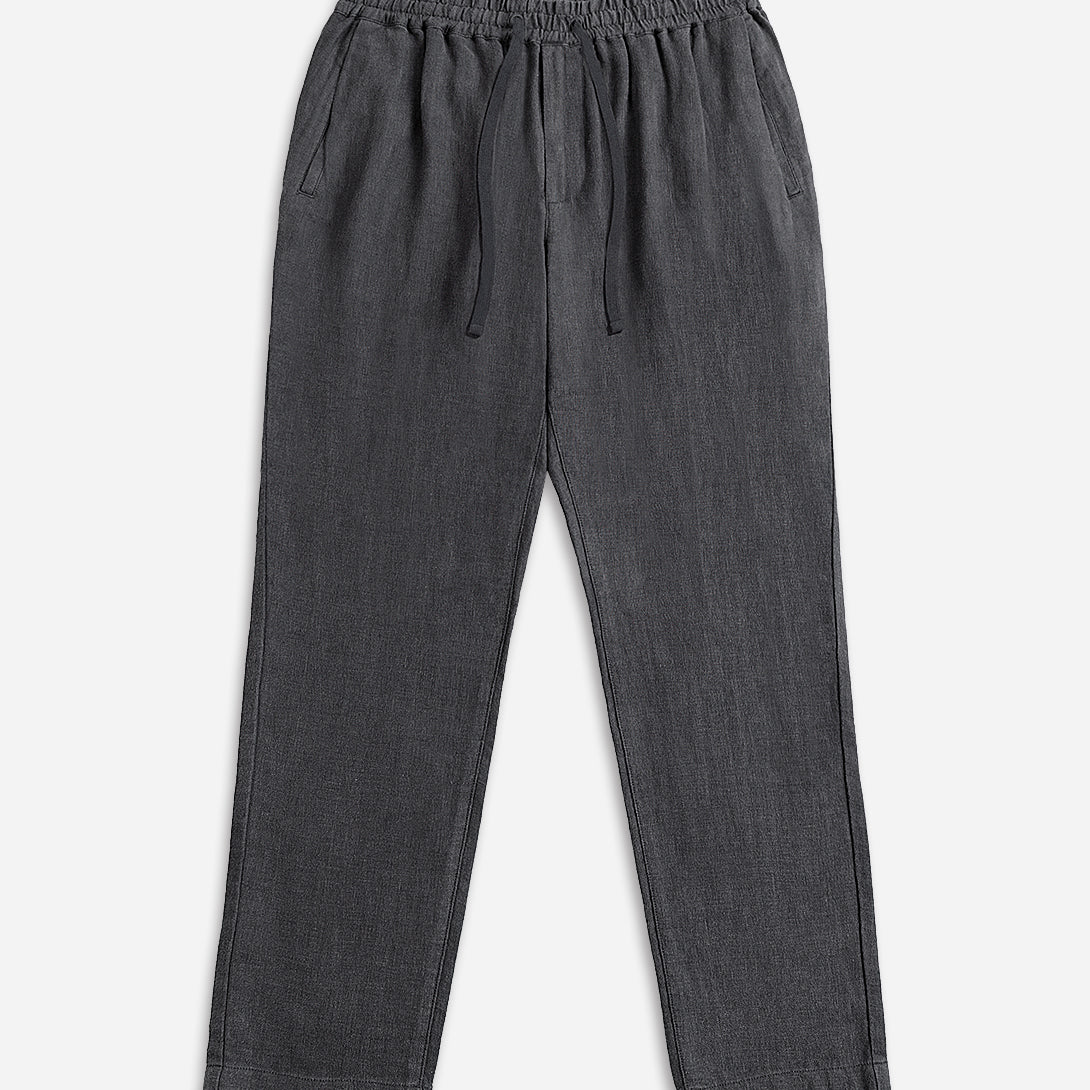 Forged Iron Ward Linen Pants Mens ONS Sumer Linen Drawstring Trouser Pockets 100% Linen
