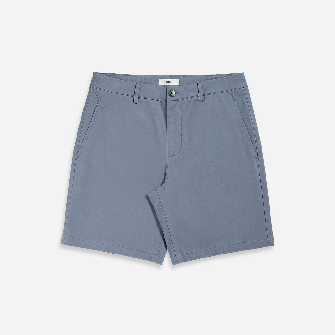 Gray Blue Jackson Stretch Shorts Mens Casual Short