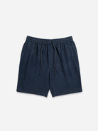 NAVY Ward Linen Shorts Summer Linen Drawstring Short