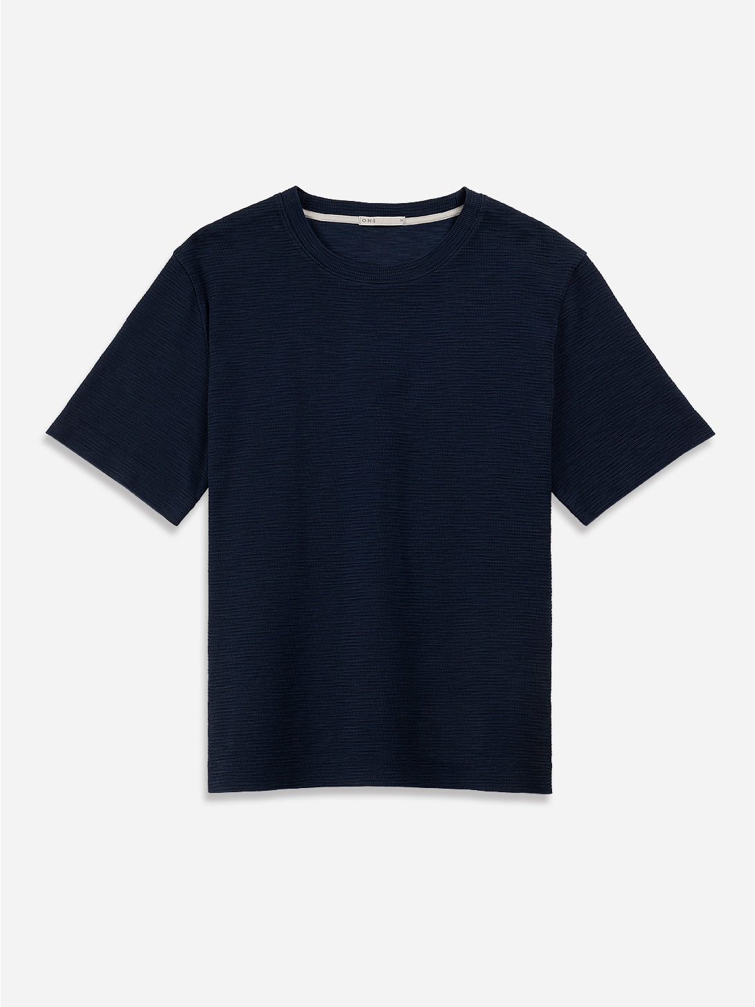 Buy Textured Waffle Tshirt Nomad Navy For Men