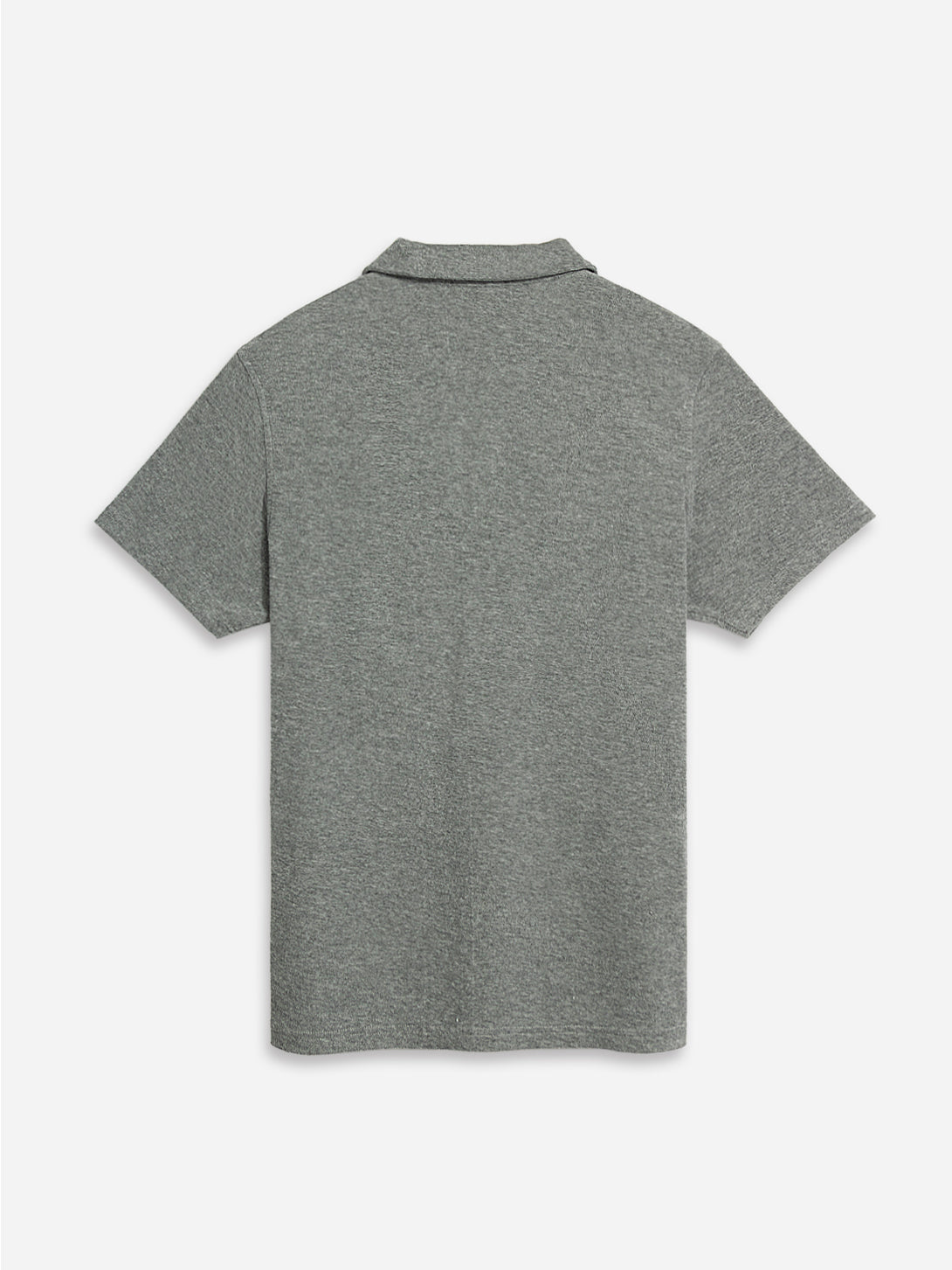 DK SHADOW HEATHER Colby Towel Polo Mens Terry Summer Collared Shirt