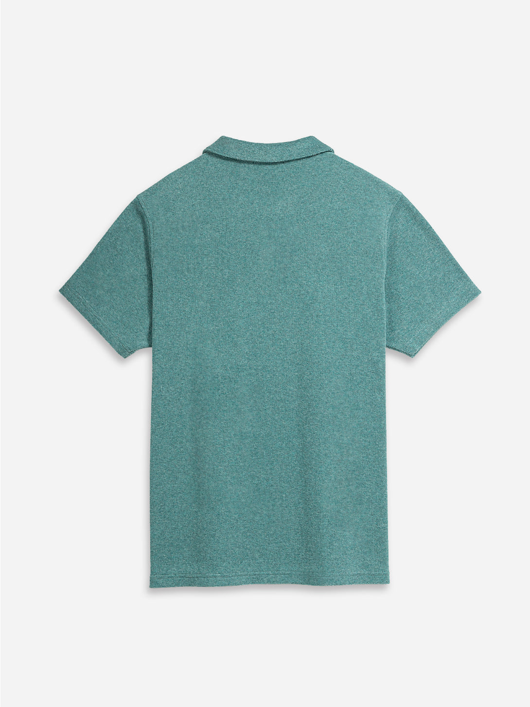 CEDAR HEATHER Colby Towel Polo Mens Terry Summer Collared Shirt