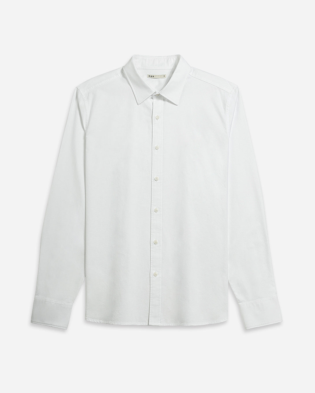 Bright White Arik Oxford Shirt Mens Point Collar Button Up