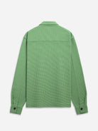BASIL GREEN Beacon Waffle L/S Shirt Mens Textured Button Up Long Sleeve