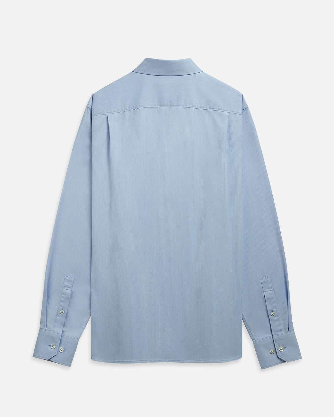 LAVENDER BLUE Adrian Herringbone Shirt Button Up Point Collar