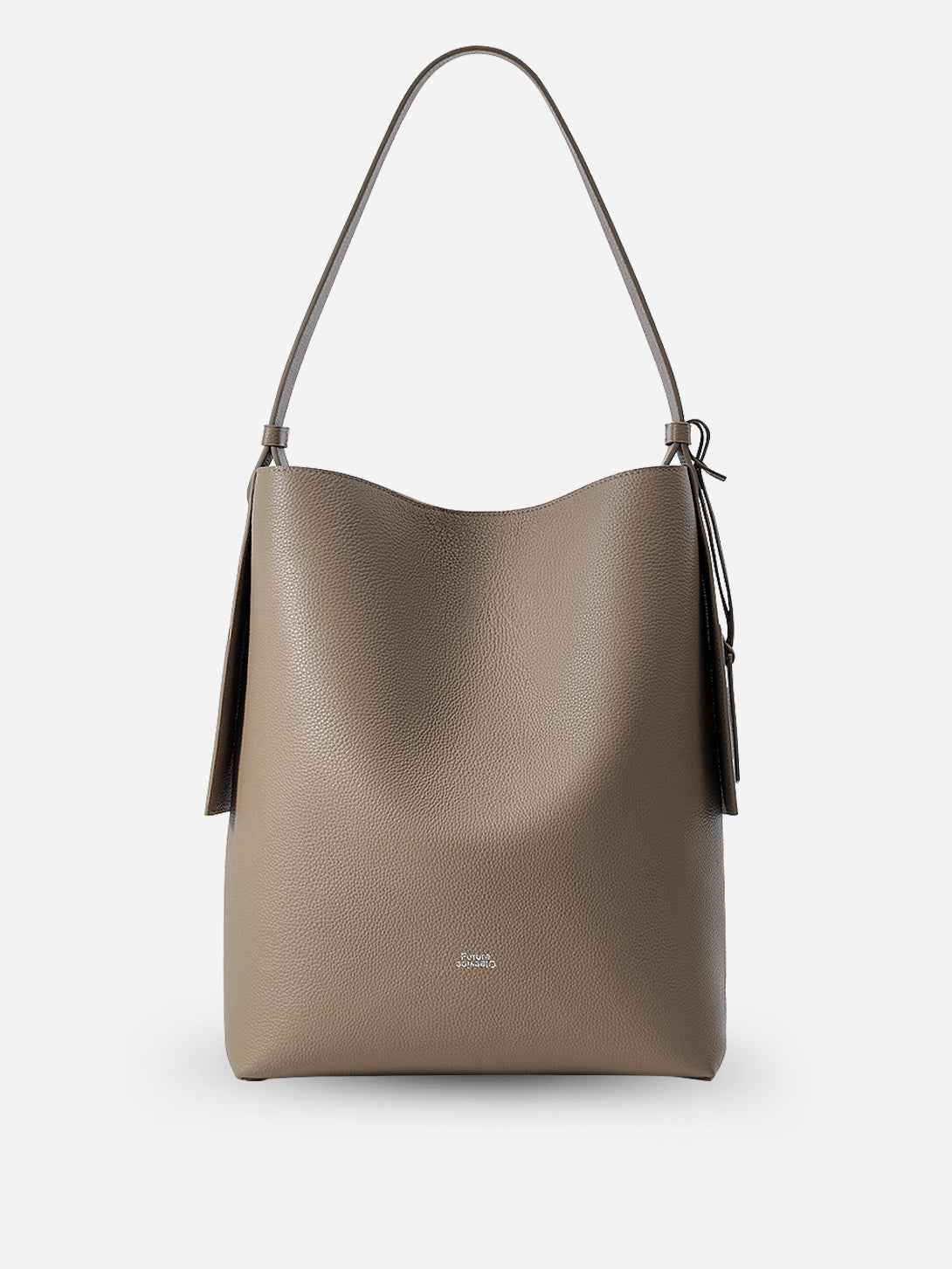 Lt Cedar Oversized Petal Hobo Womens Handbag Leather Brown Bag 