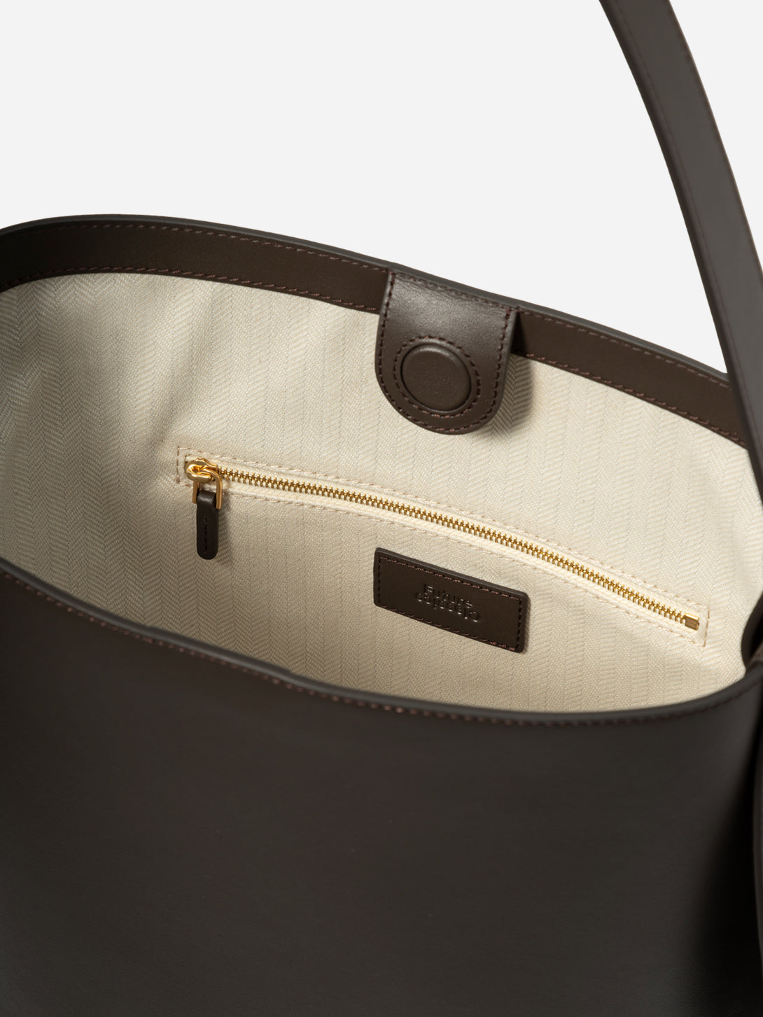 Dk Brown Oversized Petal Hobo Womens Handbag Leather Brown Bag 