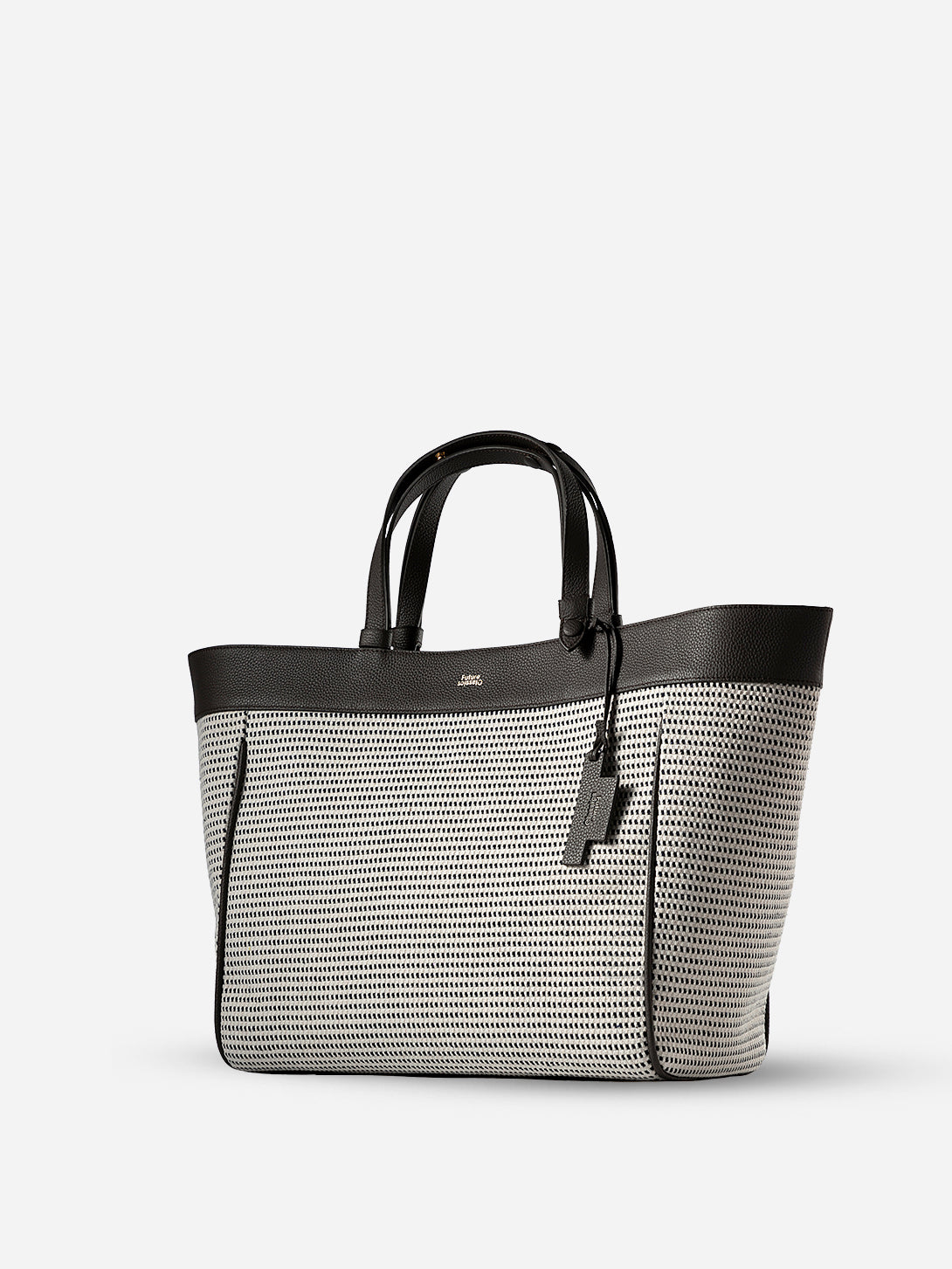 Dk Brown X Canvas Check Everyday Shopper Womens Check Pattern Shopping Bag Womens Leather Bag 