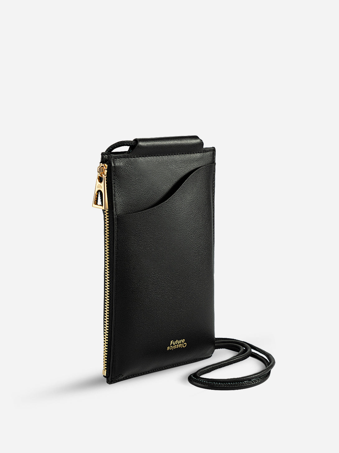 【IONSEOUL】2color Omb leather buckle shoulder bag 4FM138 ON / ELEVEN Leather Bucket Bag for Women - Black and Brown