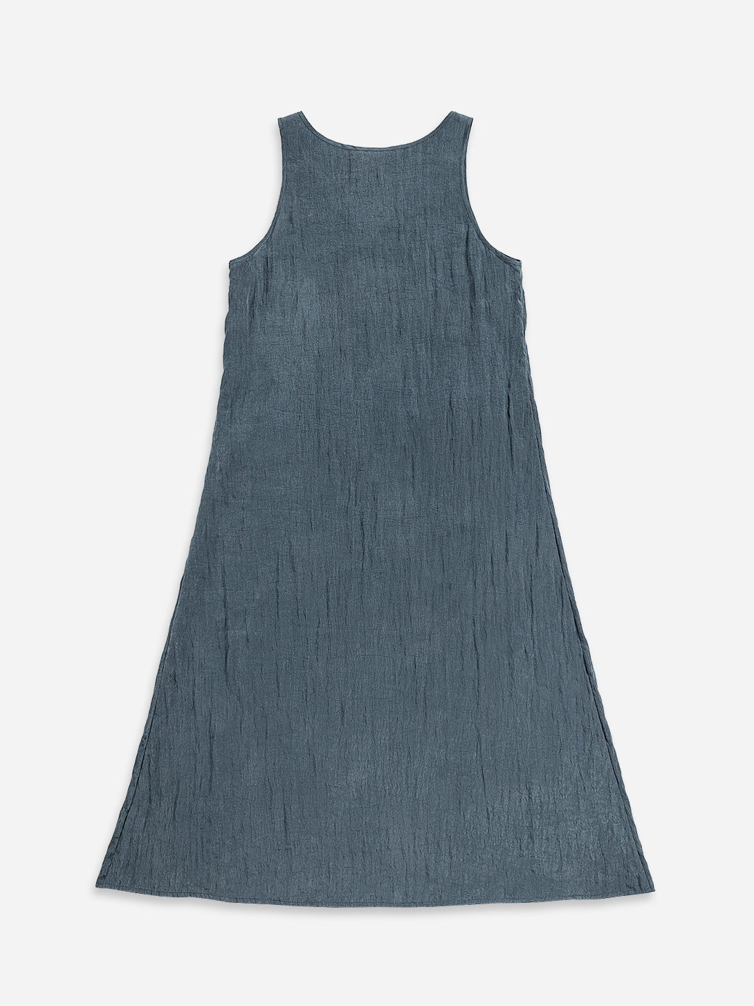 Navy Crinkle Slit Dress Womens Lightweight Summer Dress Navy Womens Dress