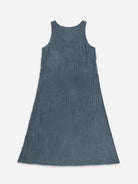 Navy Crinkle Slit Dress Womens Lightweight Summer Dress Navy Womens Dress