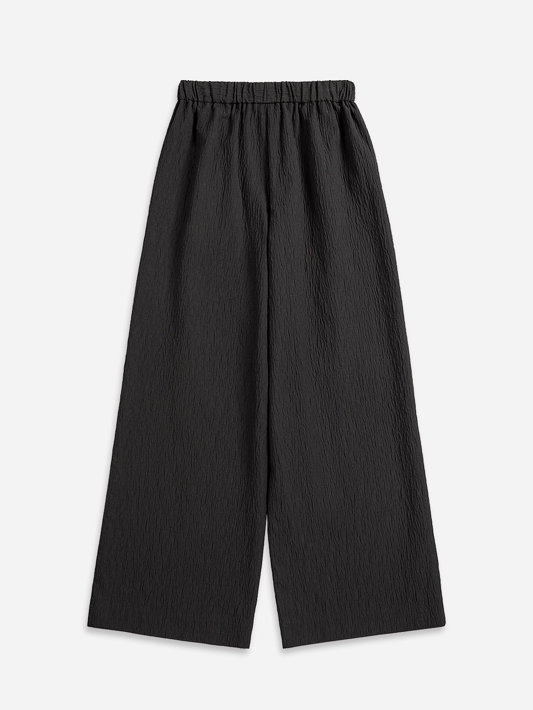 Moonless Night Wide Leg Jacquard Pants Womens Cozy Lightweight Pants Jacquard Pants Elastic Waitstband Pants