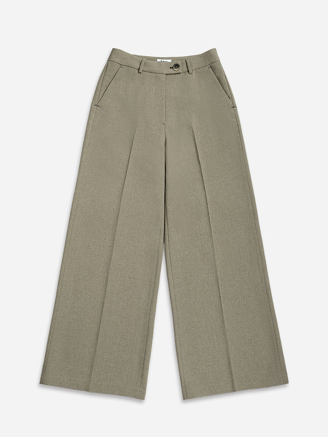 Olive Relaxed Trousers Womens Relaxed Fitting Trousers Womens Pleated Pants 