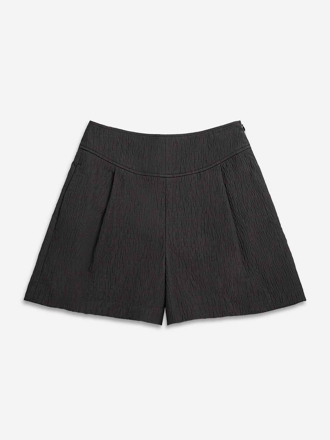 Moonless Night Jacquard Shorts Womens Shorts Lightweight Pleated Summer Shorts Jaquard Shorts Womens 