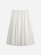Offwhite Voluminous Drape Skirt Womens White Skirt Womens Medium Length Skirt Summer Skirt 