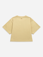 Canvas Yellow Seashell Pocket SS Tee Womens Short Sleeve Tee Pocketed Tee Shirt