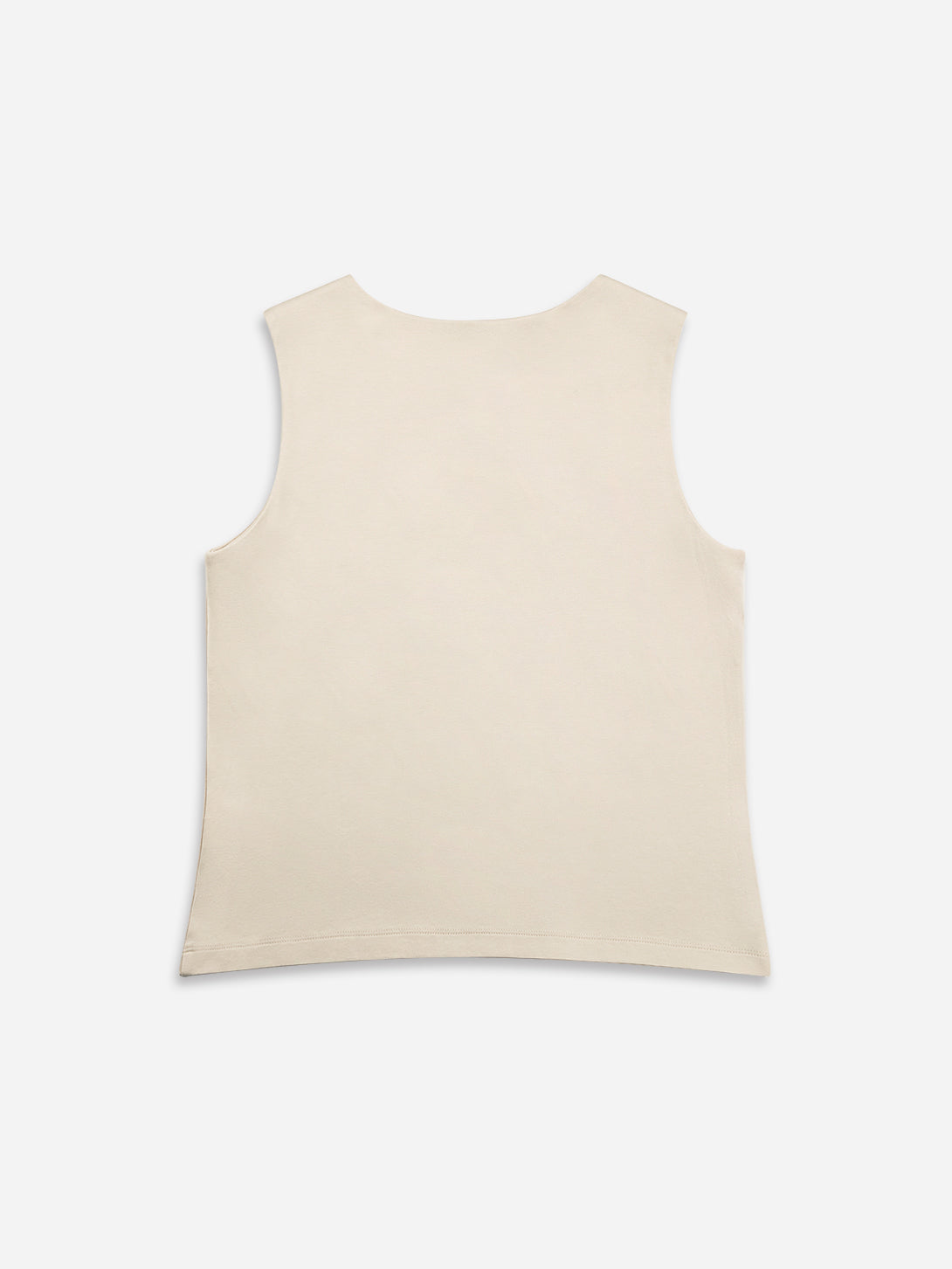 Oatmeal FC Blocking Tank Top Womens Textured Top Summer Tank Womens Sleeveless Top