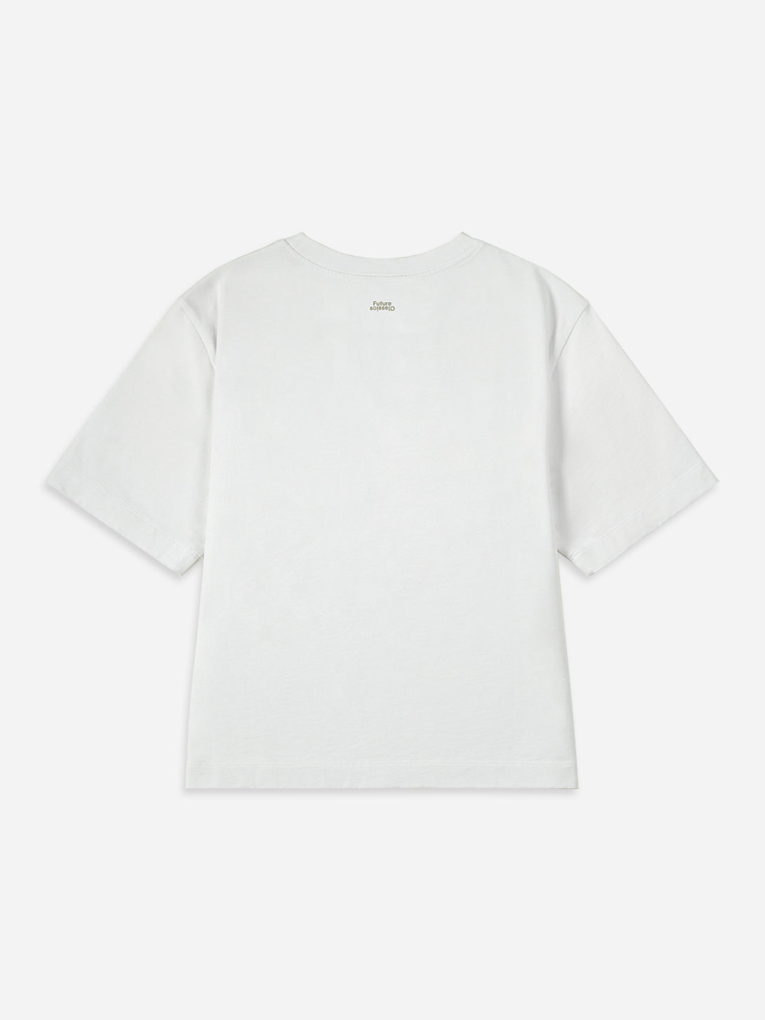 Off White Nova Boxy Tee Womens Short Sleeve Tee Cat Embroidered Tee 