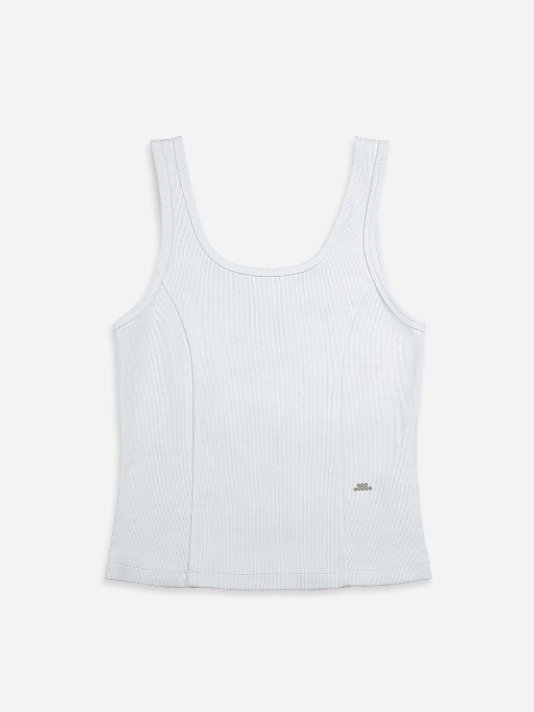 Pure White Essential Rib Tank Womens Tank Top Womens Sleeveless Shirt Womens Tank 