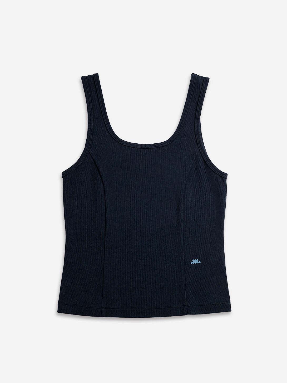 Navy Blazer Essential Rib Tank Womens Tank Top Womens Sleeveless Shirt Womens Tank 