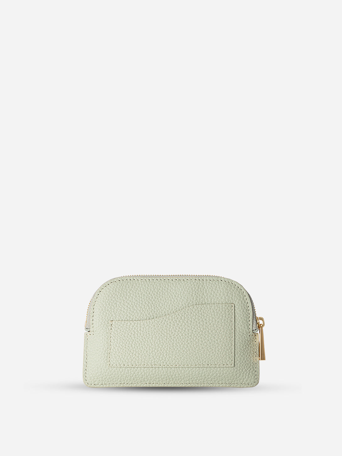 Seaweed Green Coin Pouch Womens Small Leather Pouch Coin Leather Bag 