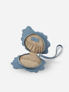 Blue Shadow Sea Snail Jewellery Pouch Womens Leather Small Pouch 
