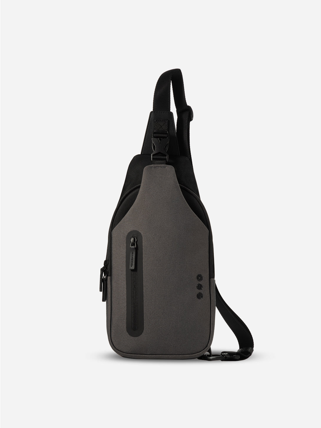 Charcoal x Black Day Life Sling ONS Mens Compact Travel Bag Crossbody Bag 