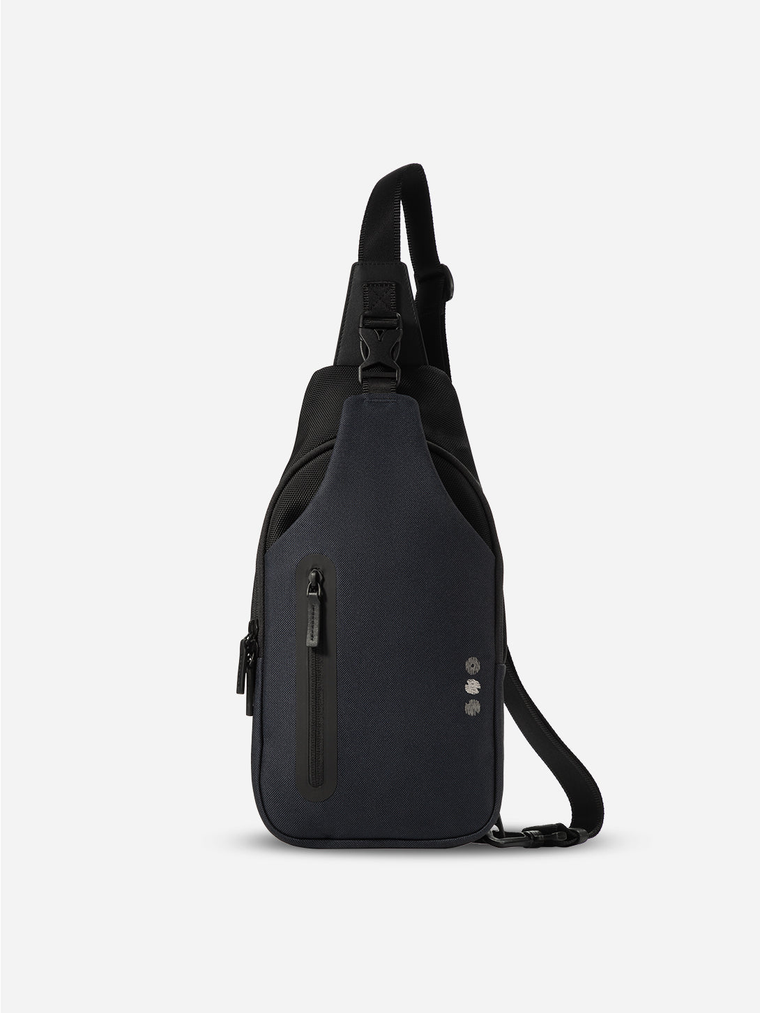 Navy x Black Day Life Sling ONS Mens Compact Travel Bag Crossbody Bag 