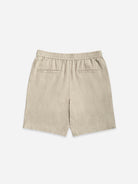 Lt Beige Ward Linen Shorts Mens Linen Drawstring Shorts 