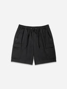 Black Marlo Ripstop Shorts Mens Ripstop Outdoor Board Shorts Drawstring Shorts 