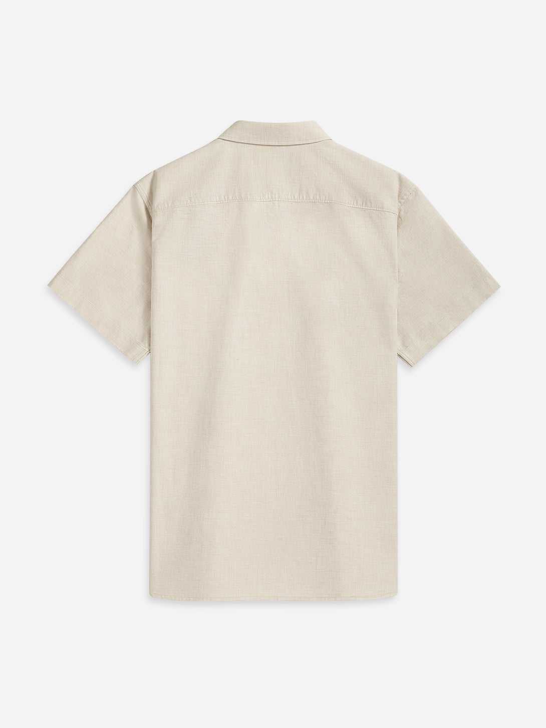 Silver Birch Heather Fulton SS Heather Shirt Mens Button Down Short Sleeve Shirt Oxford Short Sleeve