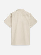Silver Birch Heather Fulton SS Heather Shirt Mens Button Down Short Sleeve Shirt Oxford Short Sleeve