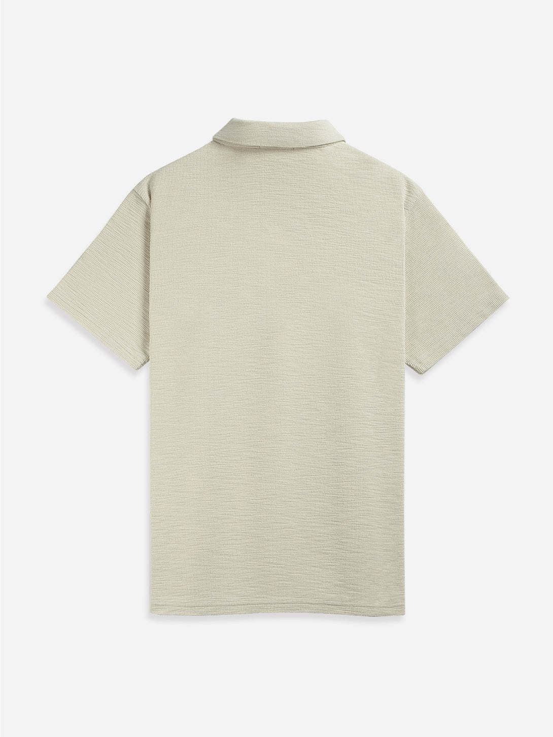 Silver Birch Bennett Slub Waffle Polo Mens Summer Polo Shirt Slub Waffle Fabric Collared Shirt Lightweight Polo Shirt 