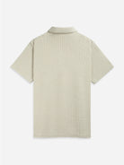 Silver Birch Bennett Slub Waffle Polo Mens Summer Polo Shirt Slub Waffle Fabric Collared Shirt Lightweight Polo Shirt 