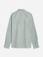 Lead/White Stripe Fulton Stripe Shirt Mens Long Sleeve Casual Dress Shirt Button Down Shirt Button Down Collar Cotton Linen Blend Shirt 