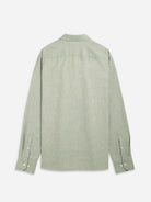 Moss Green Heather Fulton Heather Oxford Shirt Mens Button Down Dress Shirt Heather Oxford Shirt Button Down Collar 