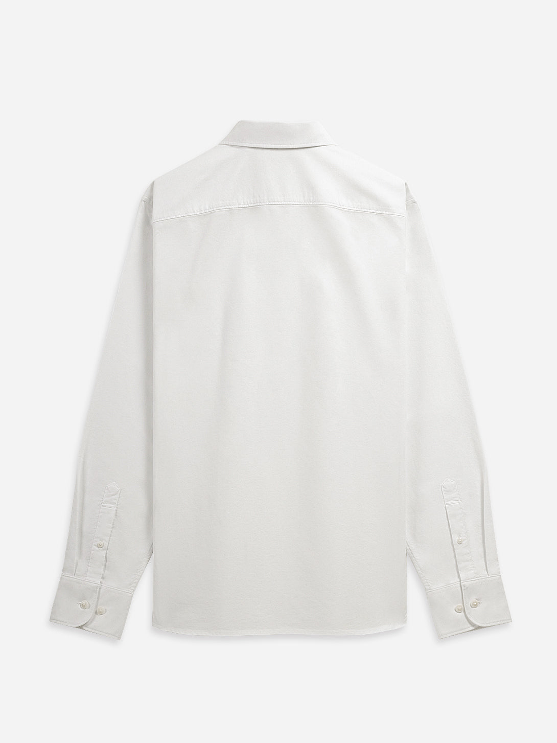 Bright White Arik Oxford Shirt Mens Point Collar Button Up Shirt Chest Pocket Shirt Classic Oxford Style 