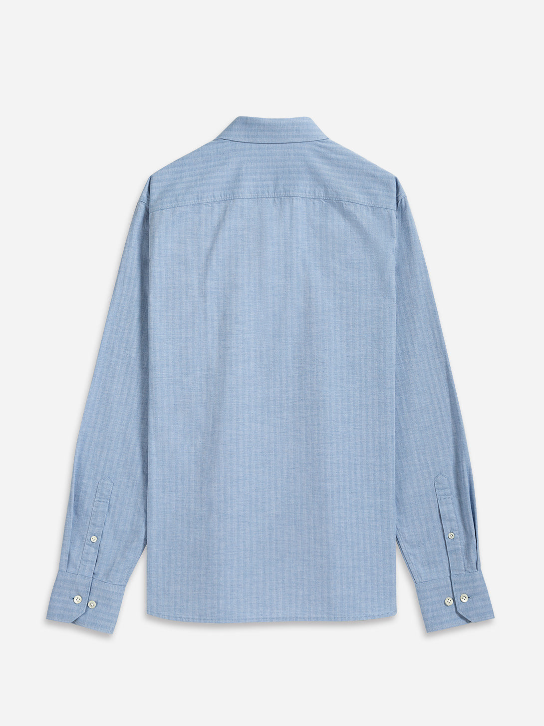 Lt Blue Adrian Herringbone Shirt Mens Spread Collar Shirt Herringbone Fabric Mens Dress Shirt All Season Shirt 