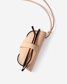 Honey Peach Taco Pebble Glasses Case Womens Small Leather Peach Glasses Case 