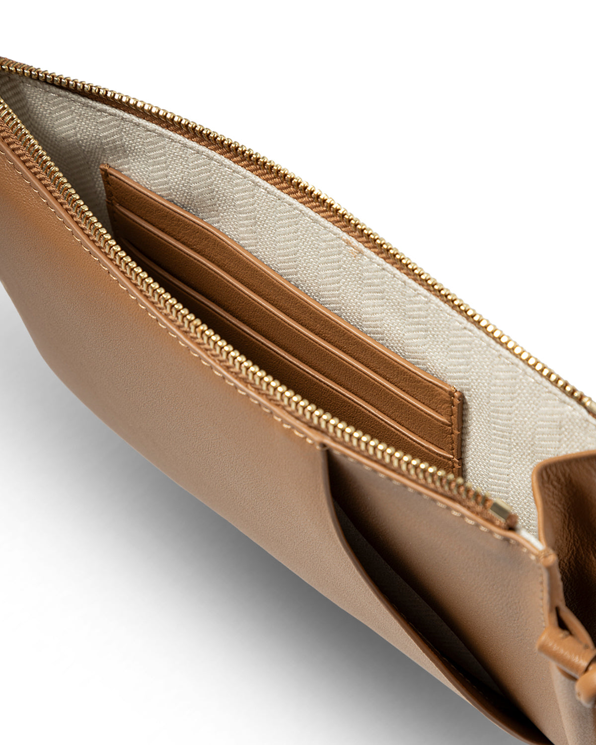 Caramel Mini Pocket Nappa Crossbody Womens Small Leather Crossbody Pouch Bag 