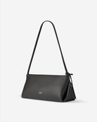 Moonless Night Small Boat Goat Shoulder Womens Small Leather Boat Shoulder Handbag 