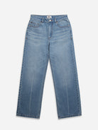 Lt Indigo Straight Leg Jeans Womens Light Wash Denim Jeans Lt Indigo Denim Straight Fit 