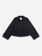 Navy Blazer The Maker's Jacket Womens Cropped Collared Jacket Future Classics Outerwear 