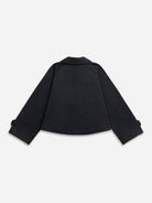 Navy Blazer The Maker's Jacket Womens Cropped Collared Jacket Future Classics Outerwear 