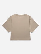 Studio Clay Clay Cutter Boxy Tee Womens Relax Fit Tee Short Sleeve Embroidered Boxy Shirt 