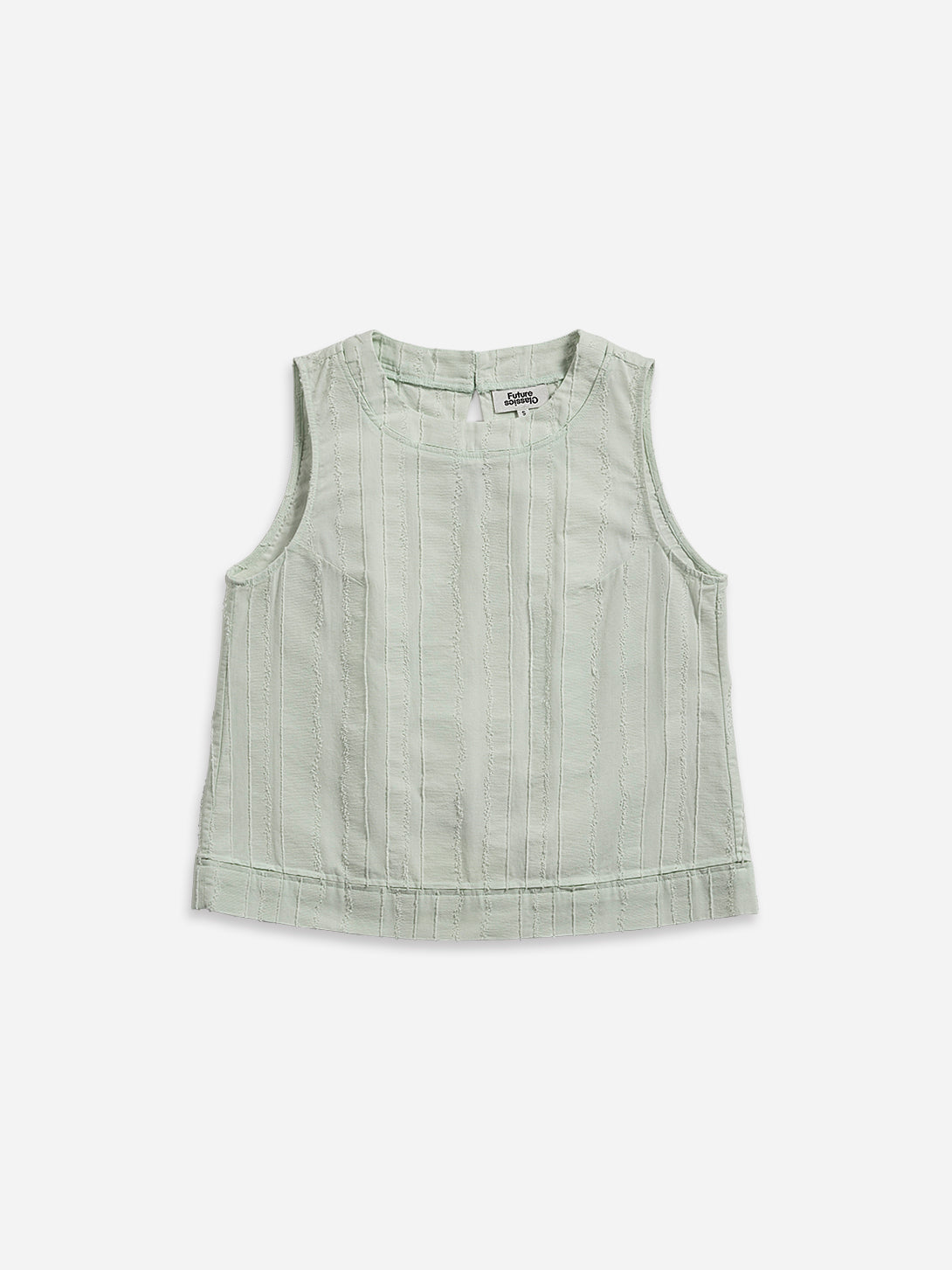 Soft Jade Stripe Textured A-Vent Tank Womens Textured Sleeveless Tank Top Cropped Woven Shirt 