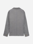 Lt Grey Perry Mesh Weaving Blazer Mens Casual Comfort Blazer Weave Fabric Two Button Closure Jacket 