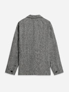 Grey/White Stripe Perry Linen Stripe Blazer Mens Linen Stripe Blazer ONS Clothing