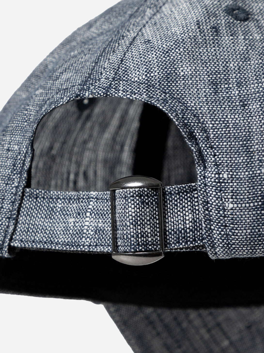Navy Panel Linen Cap ONS Logo Linen Baseball Cap Summer Mens Hat 