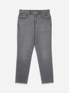 Lt Grey Houstons Tapered Jeans Mens Tapered Fit Light Grey Denim Wash Jeans Mens Straight Fit Denim Jeans 